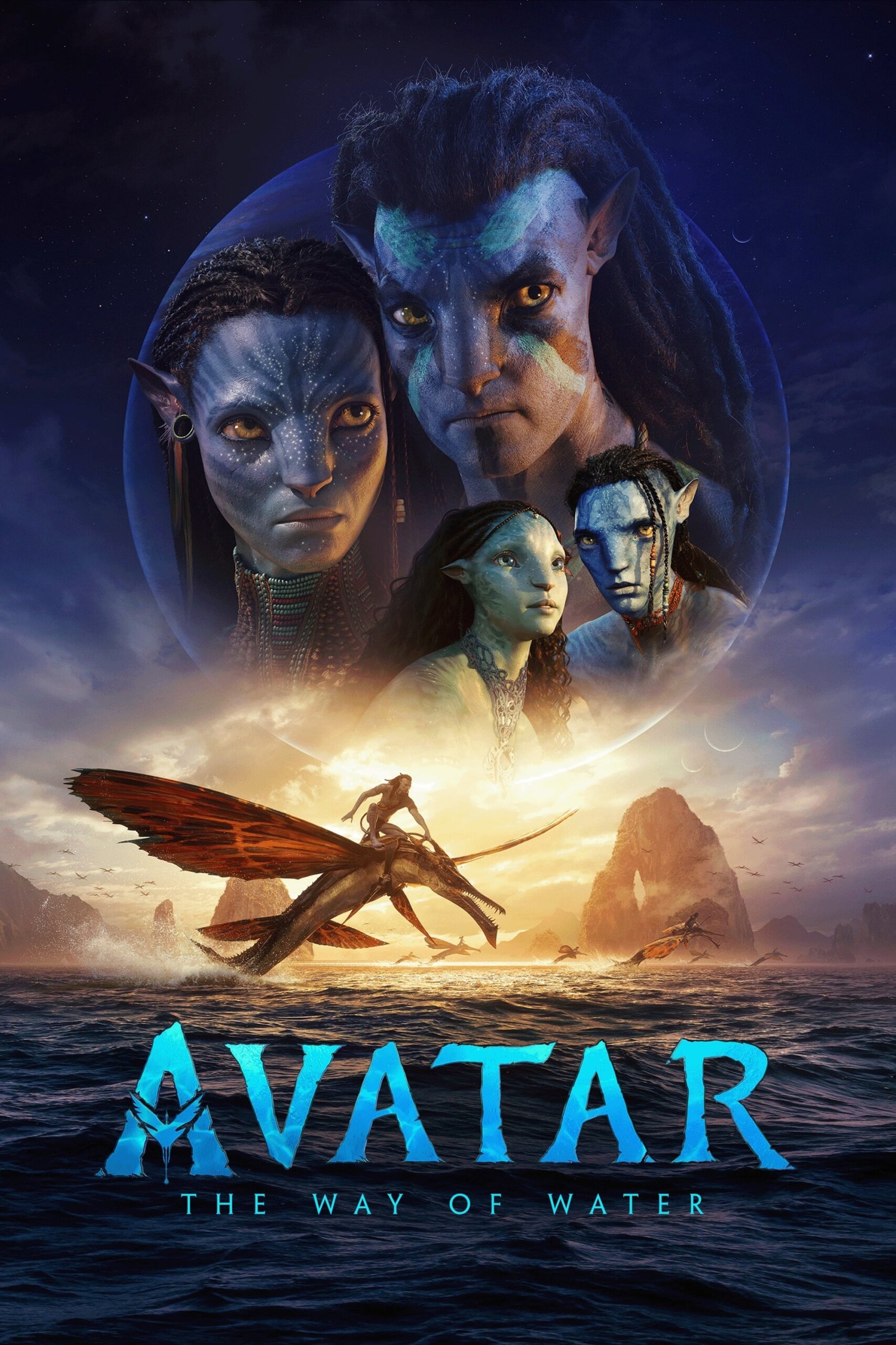 Poster for the movie "Avatar: The Way of Water"